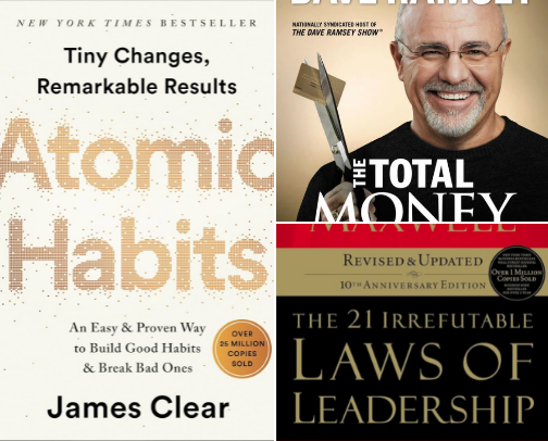 Books That Elevated My Mindset and shaped my thinking cover photo collage