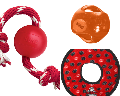 The Ultimate Dog Toy Collection cover photo collage