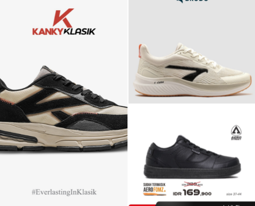 Step Up Your Game: The Best Comfy and Affordable Indonesian Sneakers cover photo collage