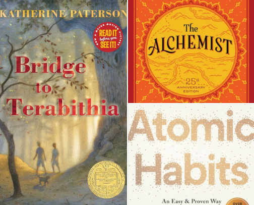 My favorite book recs cover photo collage