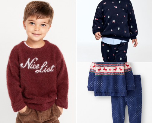 Toddler Boy Christmas Fashion cover photo collage