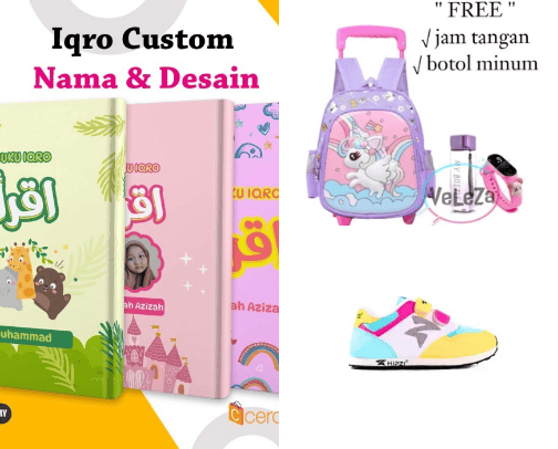 children's school supplies cover photo collage