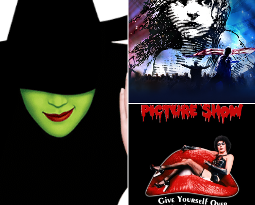 Broadway shows you have to see if you love musical theatre as a hobby (3-6 shows a year vibe) cover photo collage