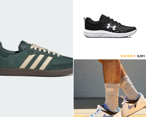 Run, Walk, or Stroll in Style – Perfect Shoes Here cover photo collage