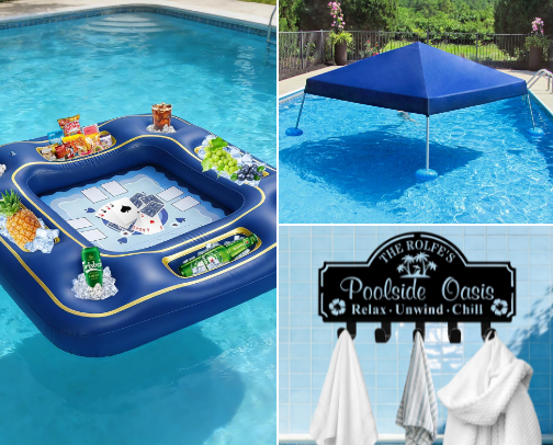 Fabulous Swimming Pool Essentials for Summer Fun cover photo collage