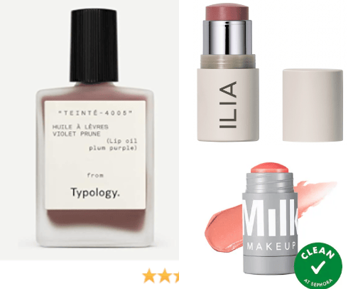 Clean Beauty Products that I use regularly cover photo collage