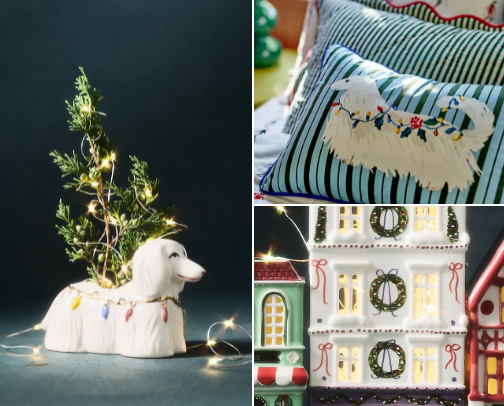 Everything you need for a cozy + whimsical festive season cover photo collage