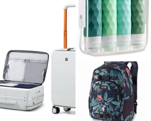 Travel and related things cover photo collage