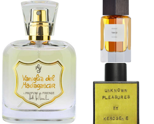 P E R F U M E cover photo collage