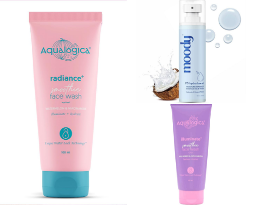 5 step skin care products for combination skin cover photo collage