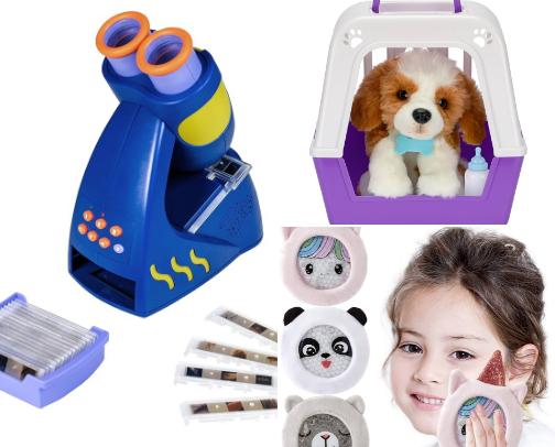 Favorite toys for kids cover photo collage