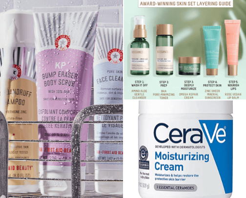Skincare HOLY GRAIL cover photo collage