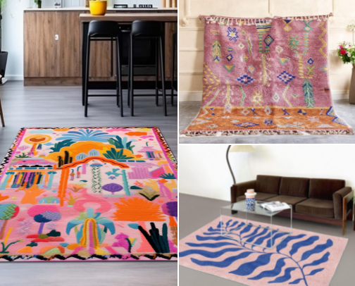 Colourful Fun Rugs 🤩💜 cover photo collage