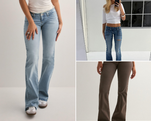 The perfect low waist jeans! cover photo collage