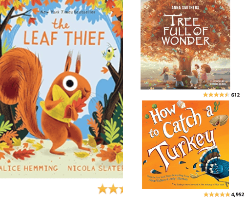 Fall Books for Kids cover photo collage