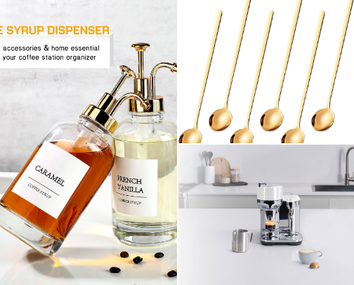 Coffee Bar essentials  - At Home cover photo collage