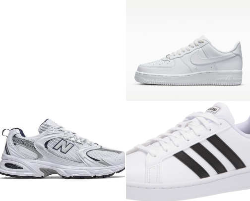 👟 The Style Edit: White Sneakers Everyone Loves cover photo collage