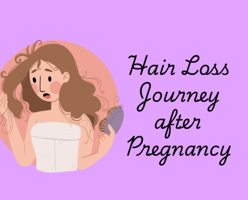Hair Loss Journey after Pregnancy cover photo collage