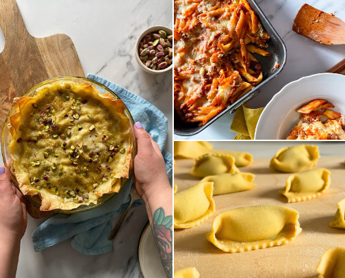 Pasta Lovers Unite 🍝 cover photo collage