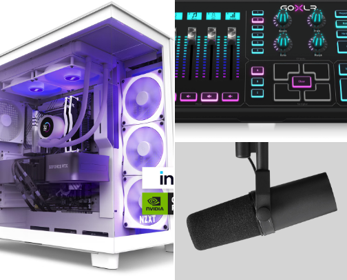 Streaming Equipment cover photo collage