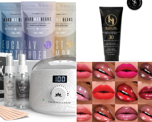 Lifestyle & Beauty For Brown Girls With Sensitive Skin cover photo collage