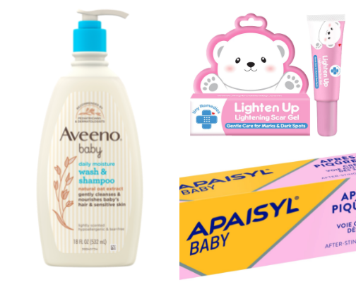 My baby’s skincare routine cover photo collage