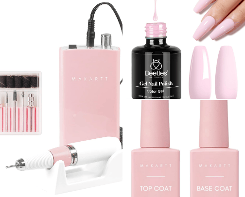 Nail supplies cover photo collage