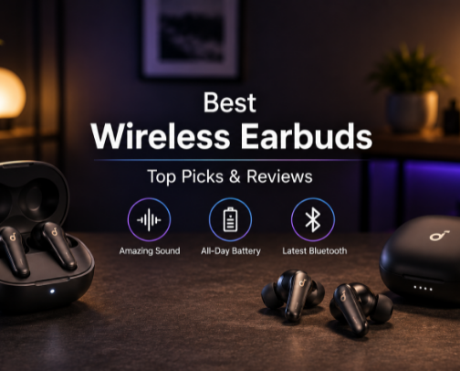 Best Wireless Earbuds UK (2026) cover photo collage