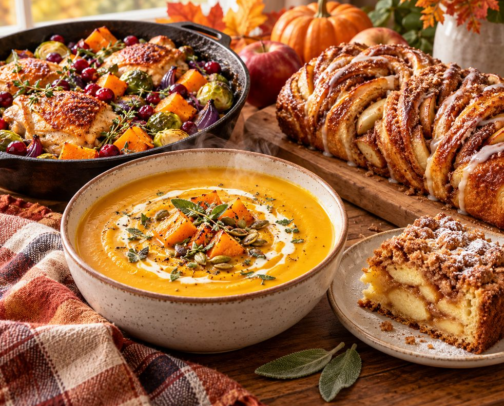 20 Fall Comfort Recipes for Cozy Weeknights & Slow Weekends cover photo collage