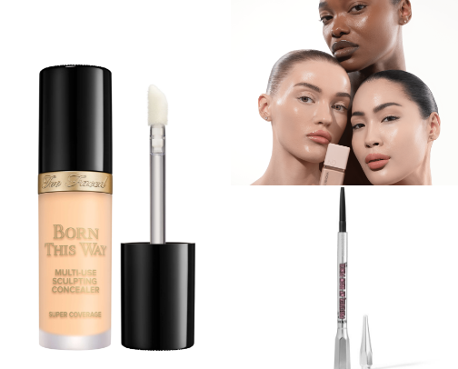 My favorite beauty items cover photo collage