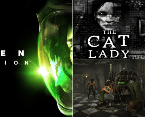 Scariest Video Games You'll Find PC & Console cover photo collage