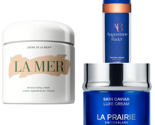 Luxury skincare over 50 cover photo collage