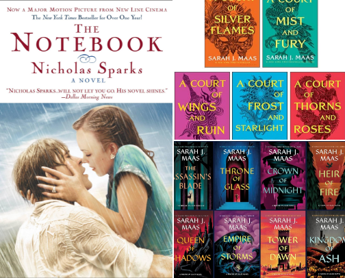 My favorite book recs cover photo collage