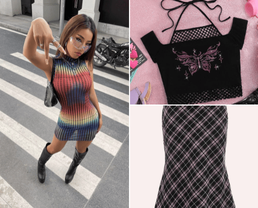 Y2K Fashion cover photo collage