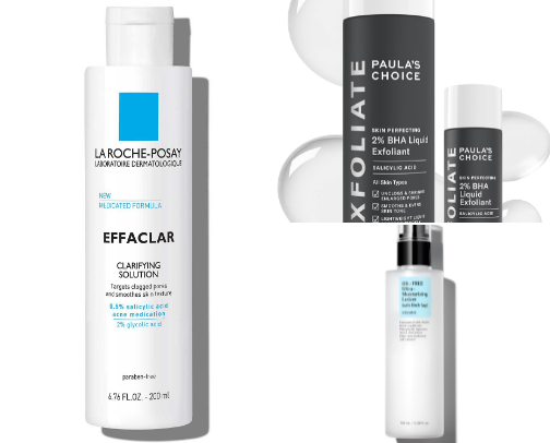 Oily Skin Product List That Actually Works🖤🐚 cover photo collage