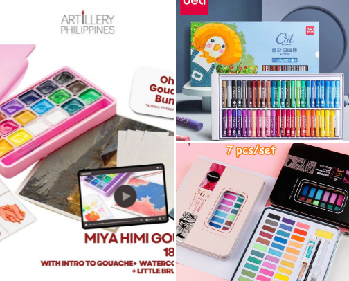 Art Materials I love & affordable cover photo collage