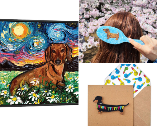 Weenie’s Everywhere! - All Things Dachshund cover photo collage