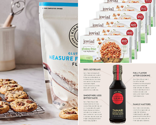 Gluten-Free Must-Haves: From Pantry to Plate cover photo collage