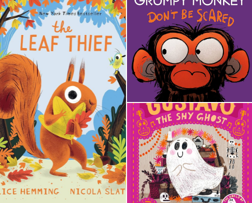 Kids Fall / Halloween Books cover photo collage