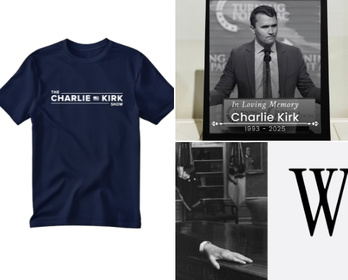 Charlie Kirk cover photo collage
