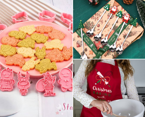 Christmas Baking & Cooking cover photo collage