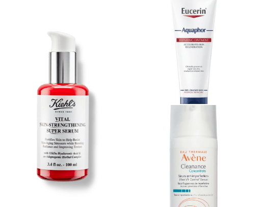Skin care cover photo collage