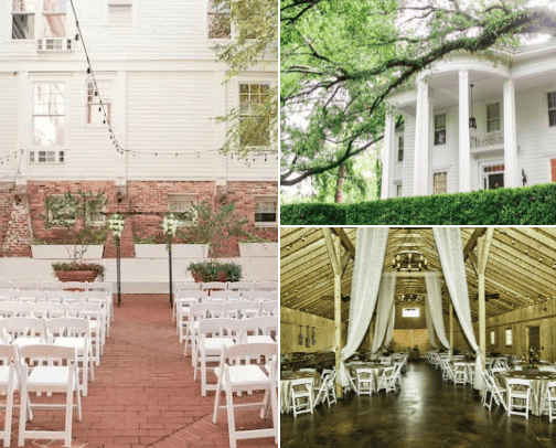 Augusta, GA Wedding Venues cover photo collage