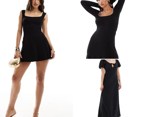 Black Dresses cover photo collage