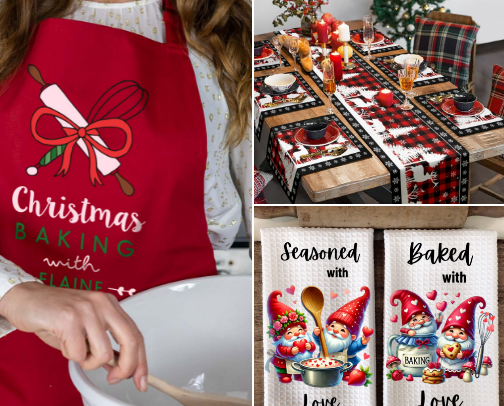 Christmas Kitchen Must-Haves 2025 | Cozy Holiday Decor & Baking Essentials cover photo collage