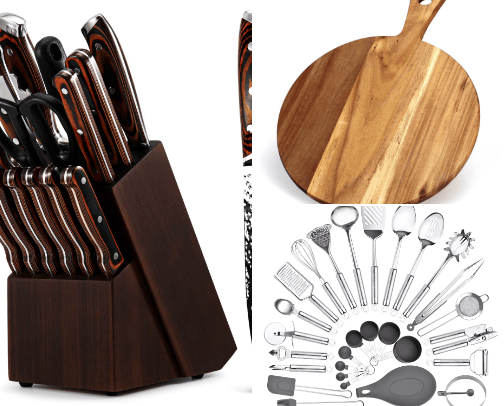 Must Essentials Kitchen items cover photo collage