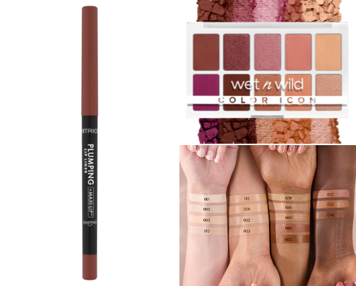 drugstore make up that performs like high-end cover photo collage