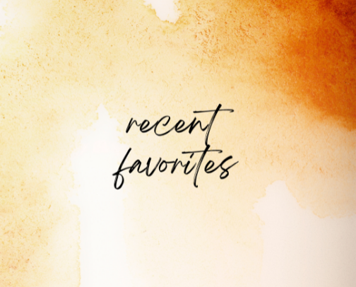 Recent Favorites 💙 cover photo collage