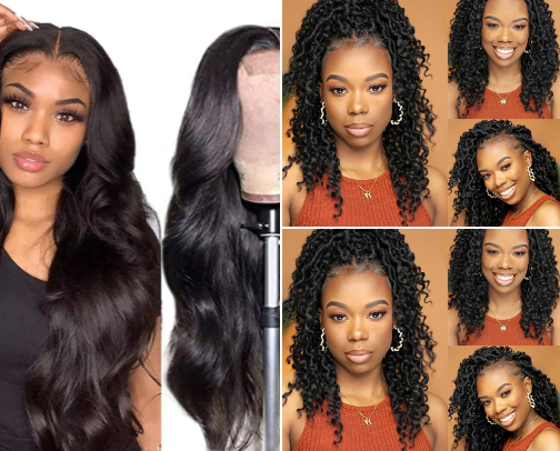 Hair Extensions & Weaves cover photo collage