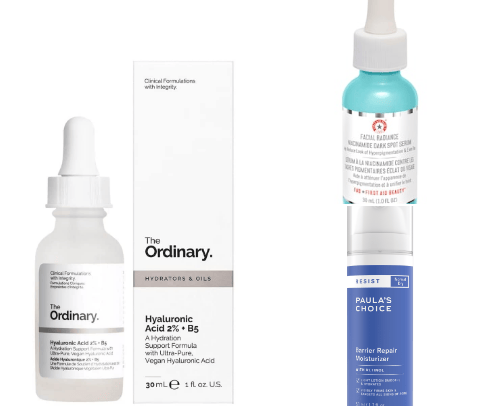 Skincare favorites cover photo collage
